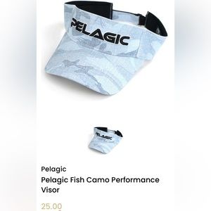 PELAGIC Visor grey camouflage new without tags